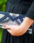 Blue Kundalini Clutch Bag