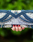 Blue Kundalini Clutch Bag