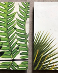 Brazilian Concrete Banana Leaf Decorative Board | Tray