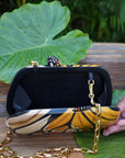 Handmade Brazilian Marquetry Clutch
