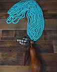 Brazilian Handmade Decorative Turquoise Table Garland