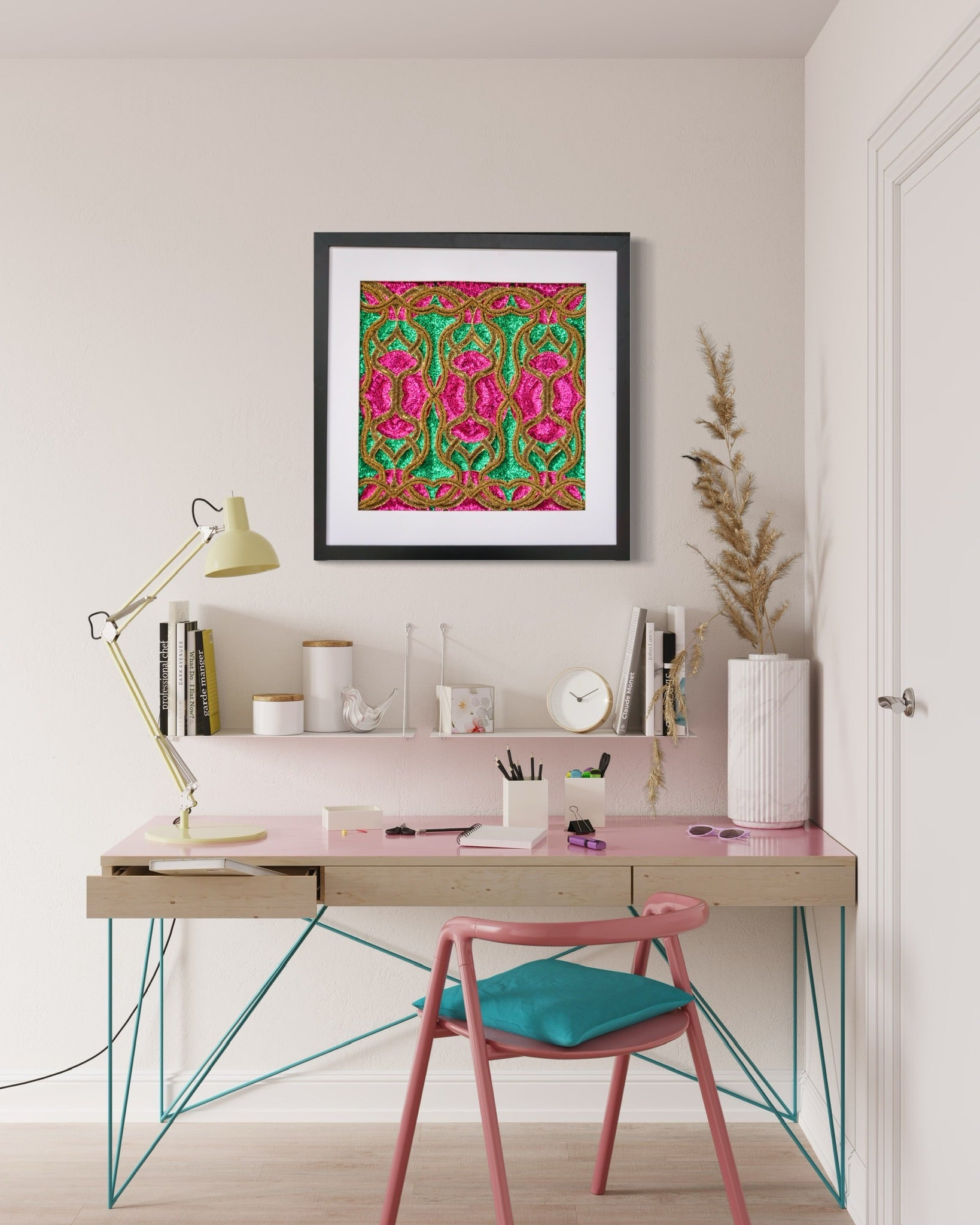 BRIGID IN MALACHITE | Fine Artwork