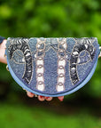 Charcoal Ringlets Clutch Bag