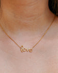 Gold Love Necklace