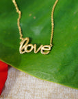 Gold Love Necklace