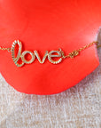 Gold Love Necklace