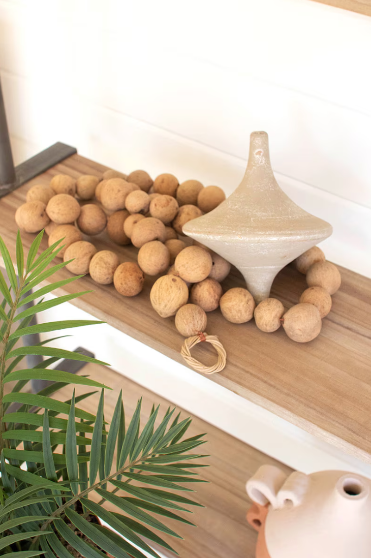 Dried Gourd Ball Table Garland