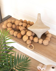 Dried Gourd Ball Table Garland