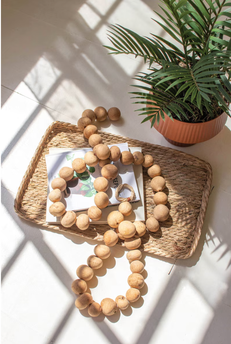 Dried Gourd Ball Table Garland
