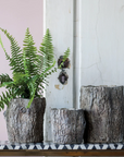 Faux Bois Log Planter