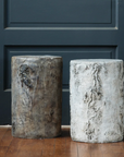 Faux Bois Stump Accent Table