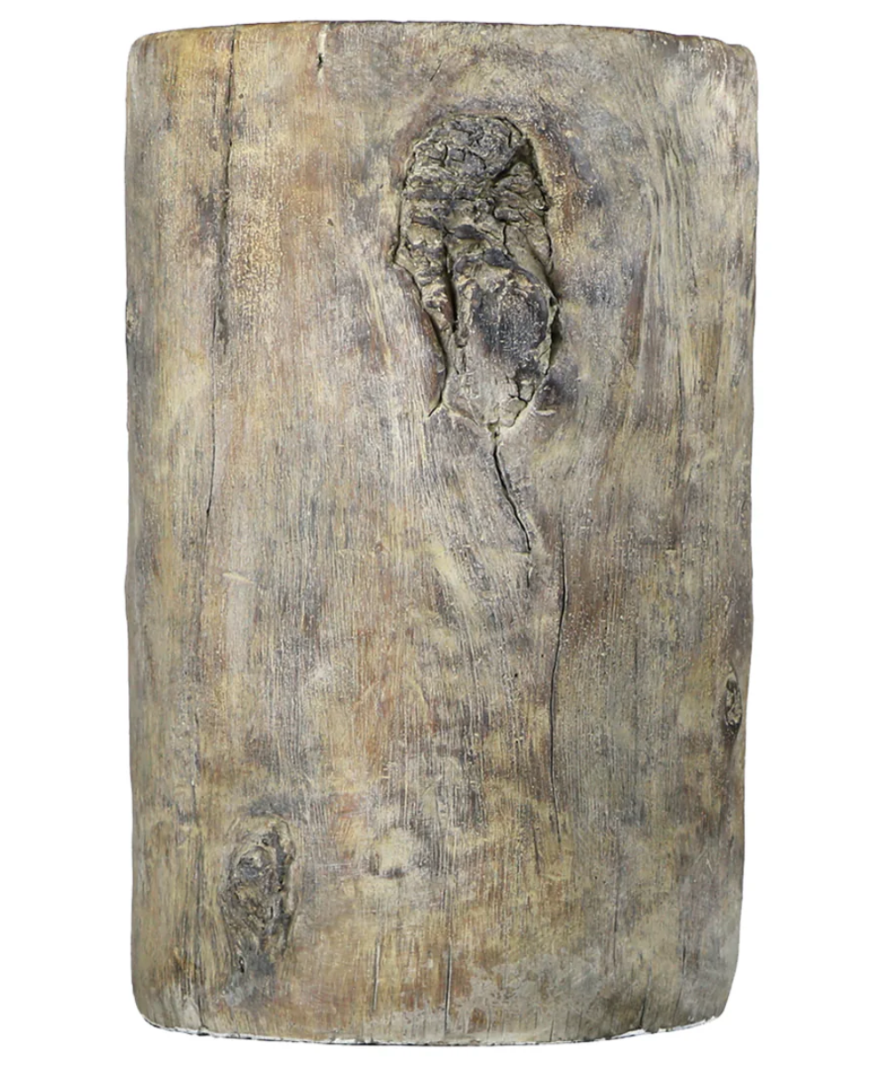 Faux Bois Stump Accent Table