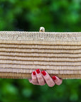 Gold Armor Clutch Bag