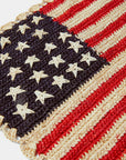 Handcrafted Scalloped Americana Placemats-American Flag Design - Payton James X Tuckernuck