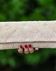 Nude Scales Clutch Bag