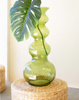 Bubble Handblown Glass Vase