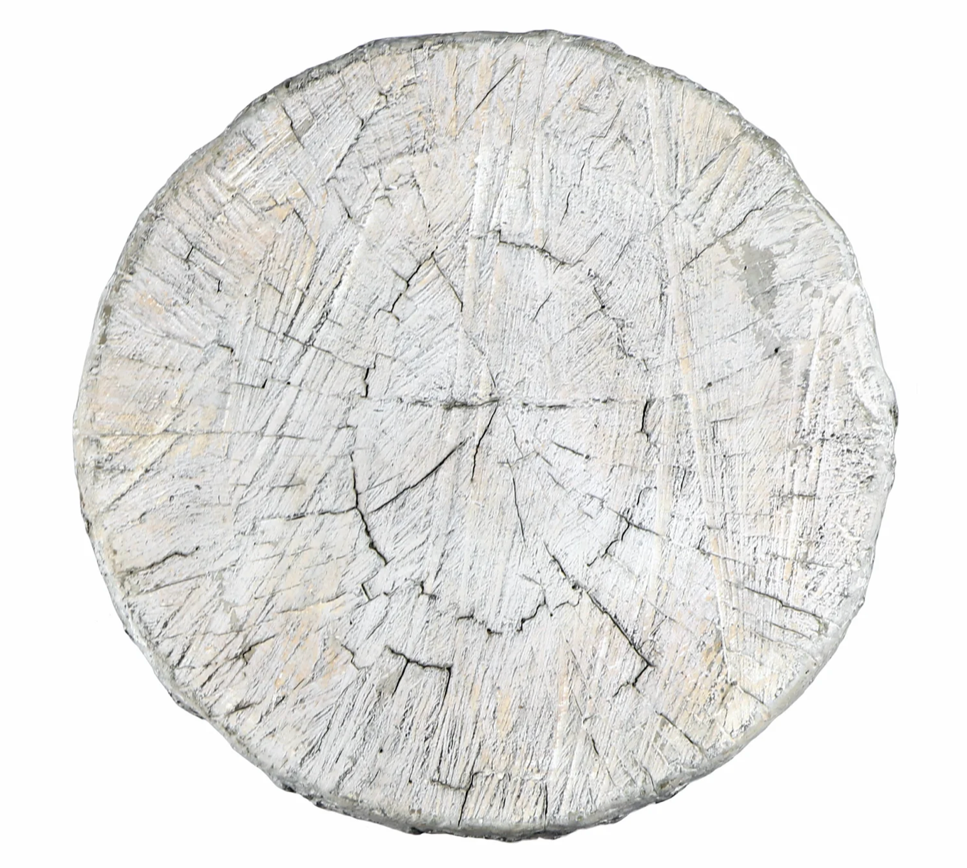 Faux Bois Stump Accent Table