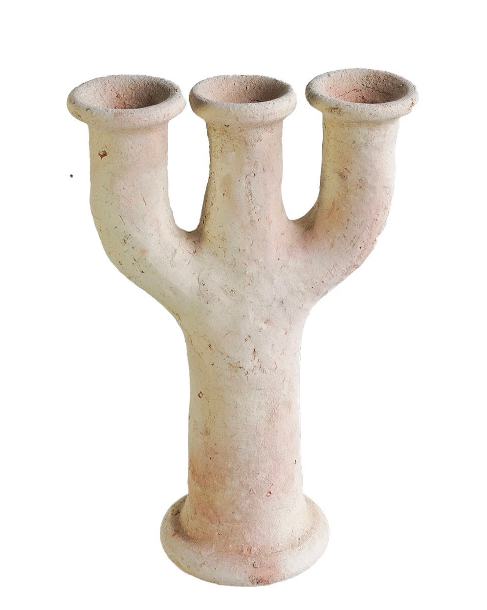 Tamegroute Sculpture Fez Candlestick Unglazed