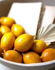 One Dozen Hand-Carved Wooden Lemons