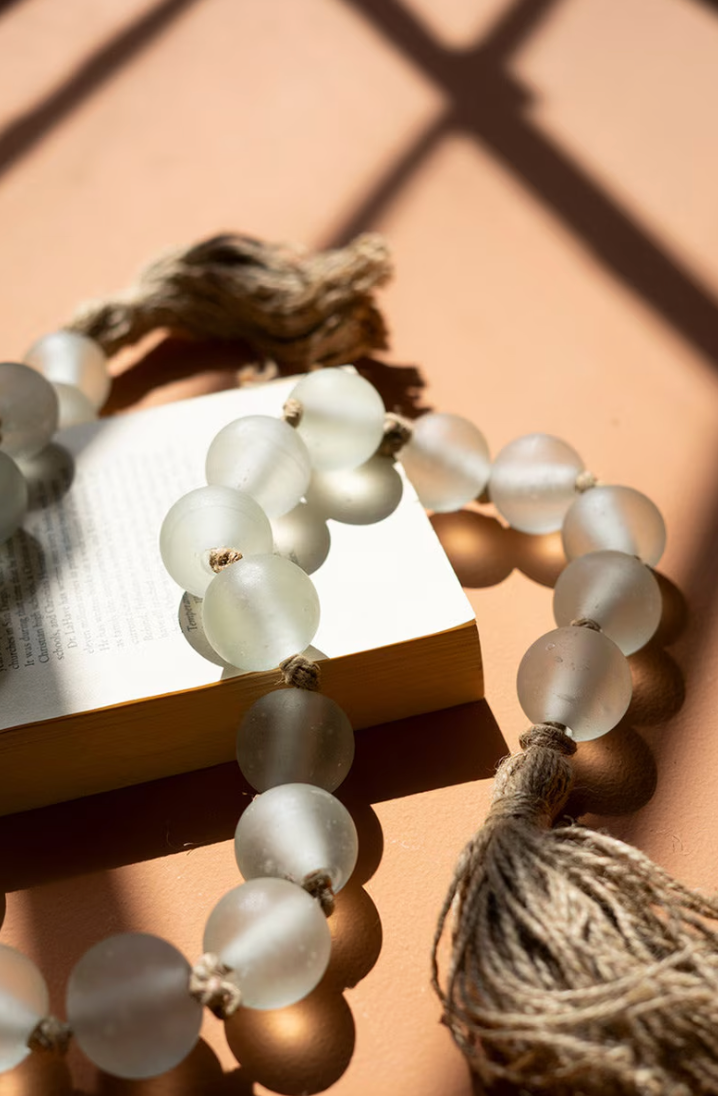 Glass Bead Table Garland