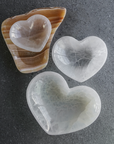 Selenite Heart Bowls