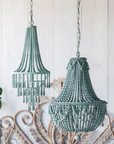 Sullivans Wood Beaded Chandelier