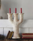 Tamegroute Sculpture Fez Candlestick Unglazed