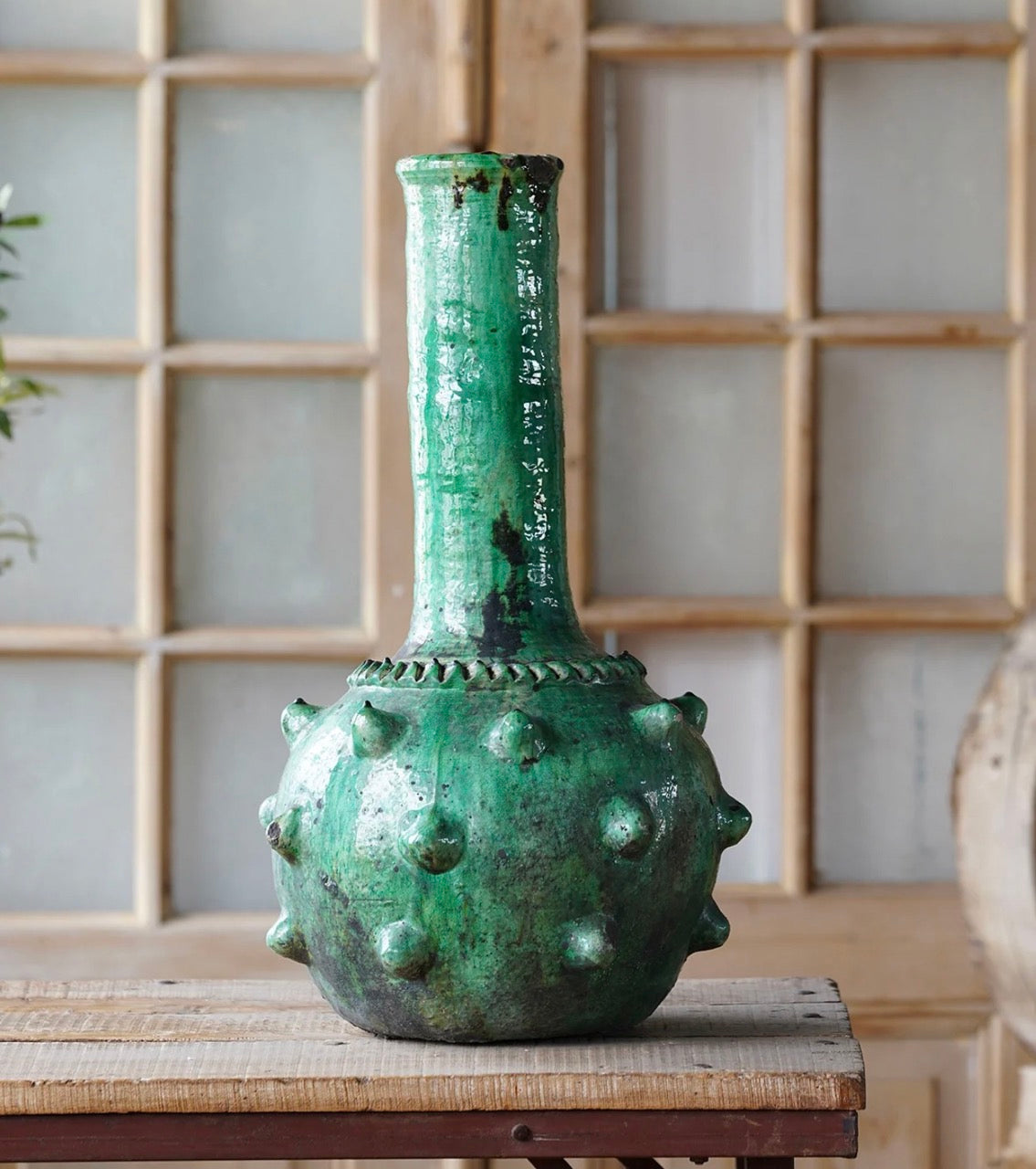 Tamegroute Vase Tangiers in Green