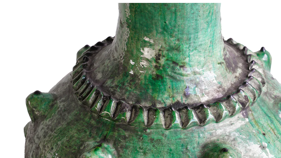 Tamegroute Vase Tangiers in Green