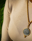 Roman Coin Replica Pendant and Necklace