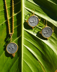 Roman Coin Replica Earrings
