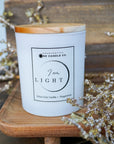 I Am Light - 10oz Wood Wick Meditation Candle