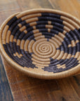 Small Basket- Black and Taupe