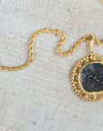 Vintage Treasure Coin Pendant and Necklace