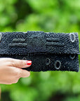 Black Bullion Clutch Bag