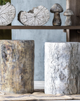Faux Bois Stump Accent Table