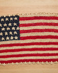 Handcrafted Scalloped Americana Placemats-American Flag Design - Payton James X Tuckernuck