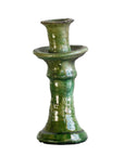 Tamegroute Taper Candle Holder | Small Green